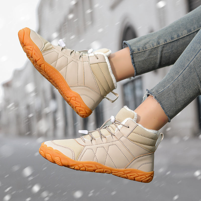 Lumos | Winter Barfußschuhe mit Hochwertiger Thermo-Fütterung und Rutschfester Sohle für Herren