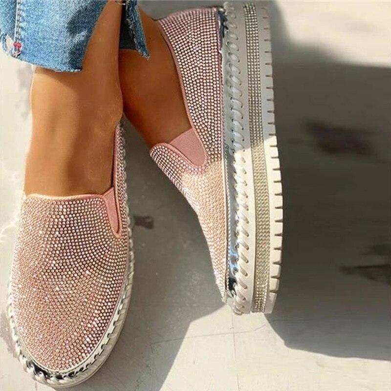 Luna | Statement-Schuhe mit Glitzerndem Glamour und Gepolstertem Komfort für Frauen