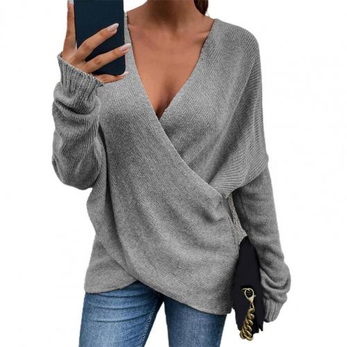 Livia | Pullover mit Lässigem Schnitt und Tiefem V-Ausschnitt für Damen