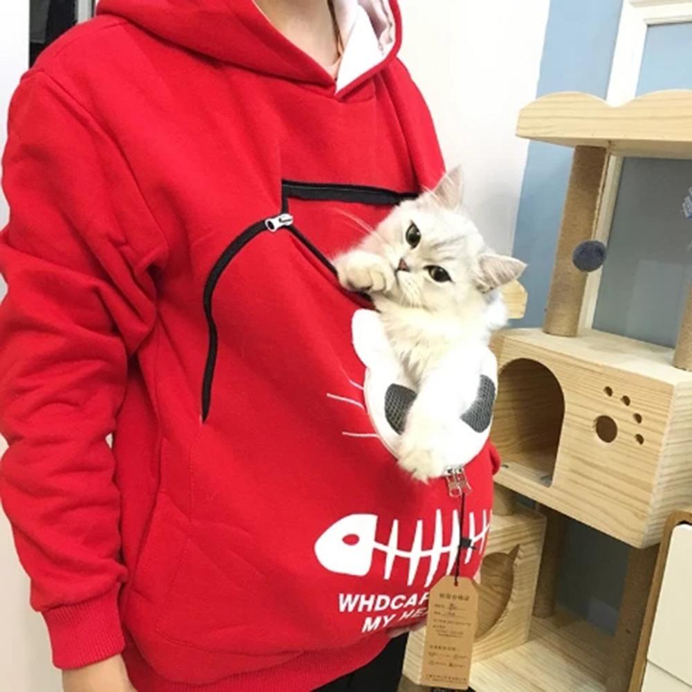 Luna | Hoodie mit Kuschelfutter und Stilvollem Design für Katzenliebhaber