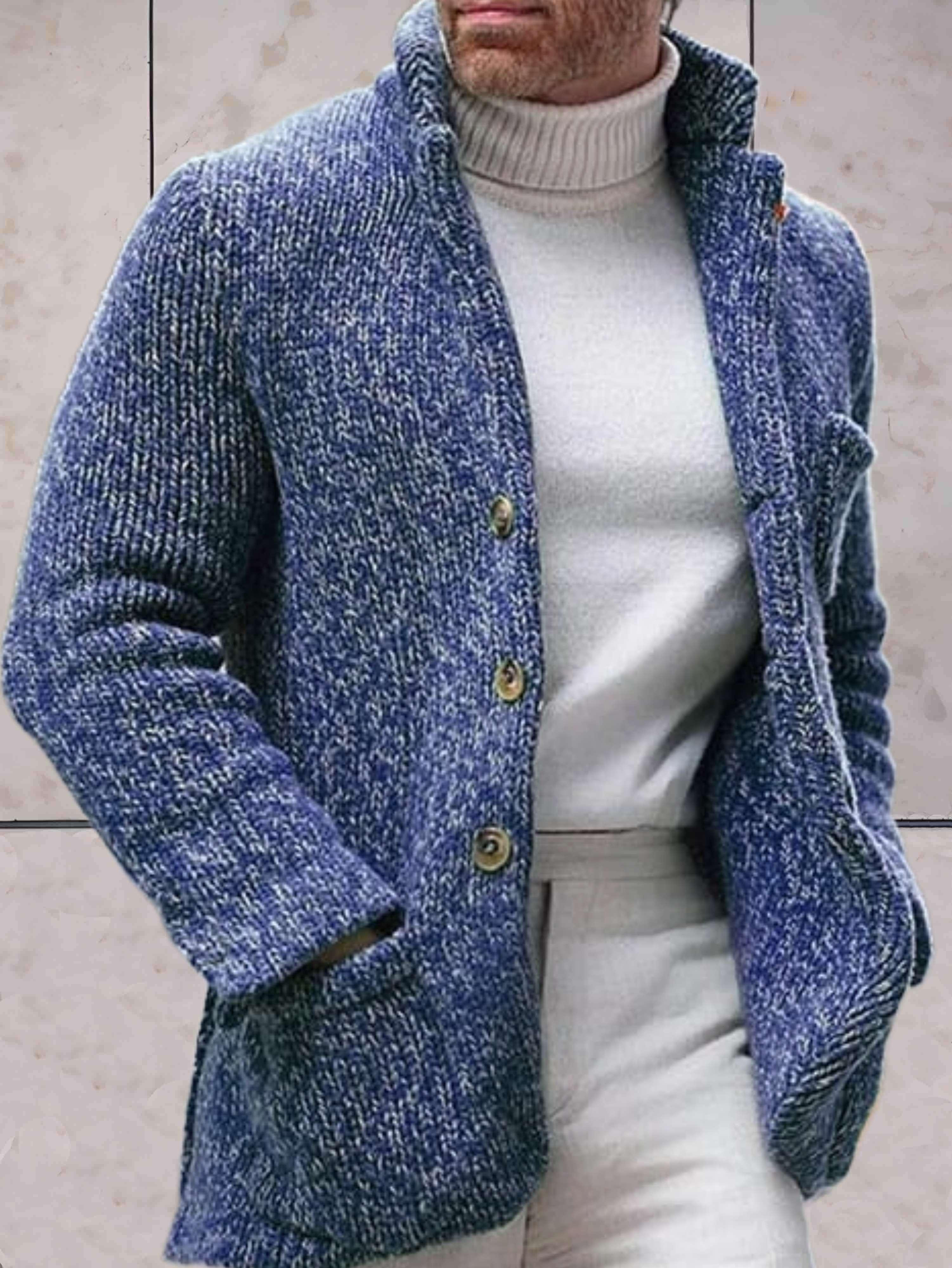 Livia | Strickjacke mit Hohem Ausschnitt und Bequemer Passform für Damen