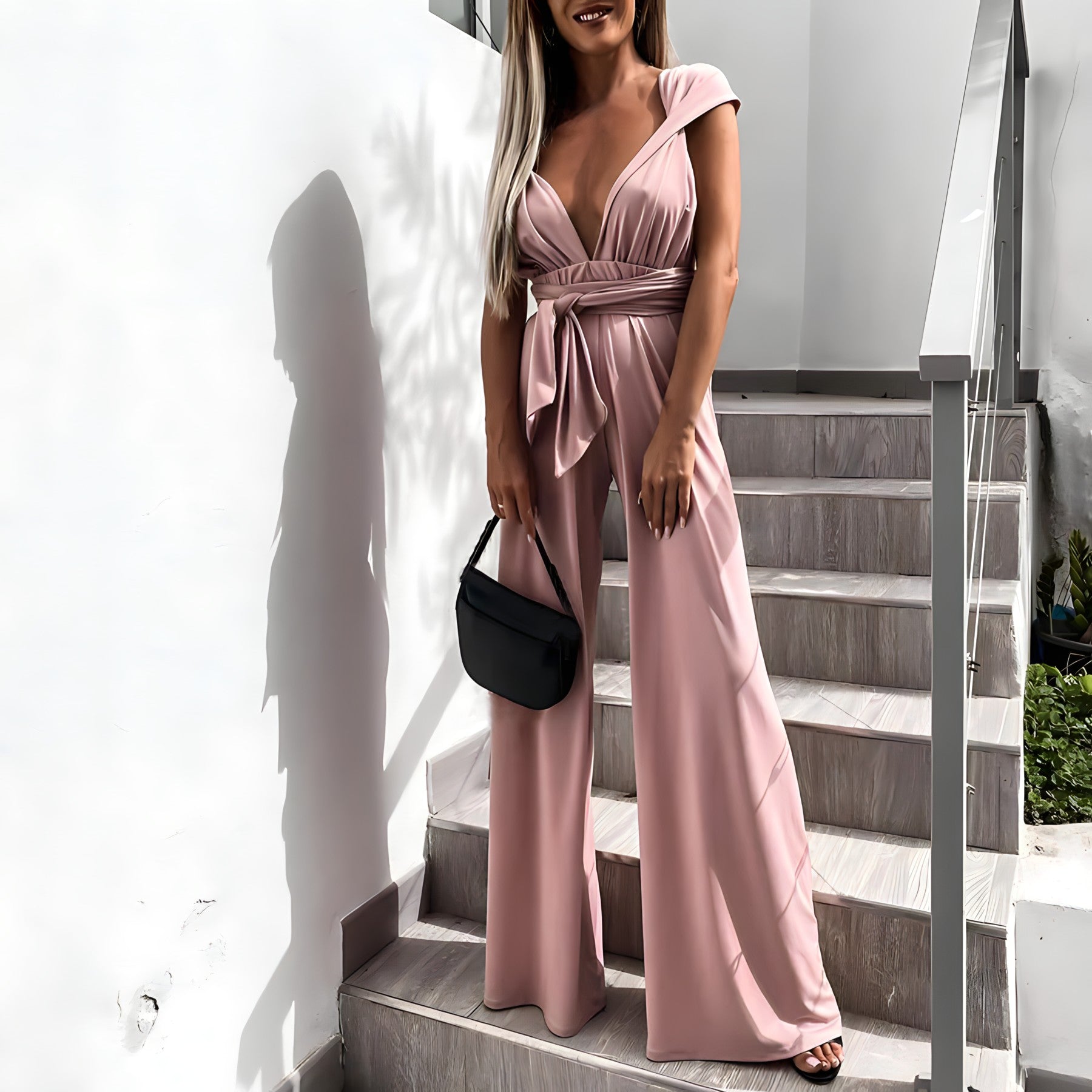 Liora | Jumpsuit mit weitem Bein und fließendem Schnitt für den Sommer