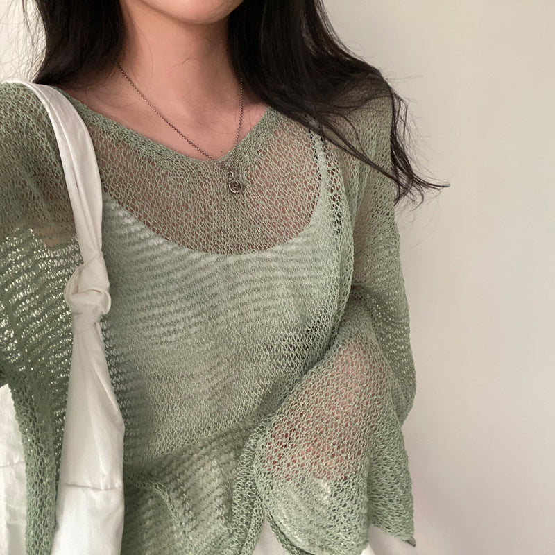 Liora | Strickpullover mit Kunstvollen Durchbruchmustern für Damen