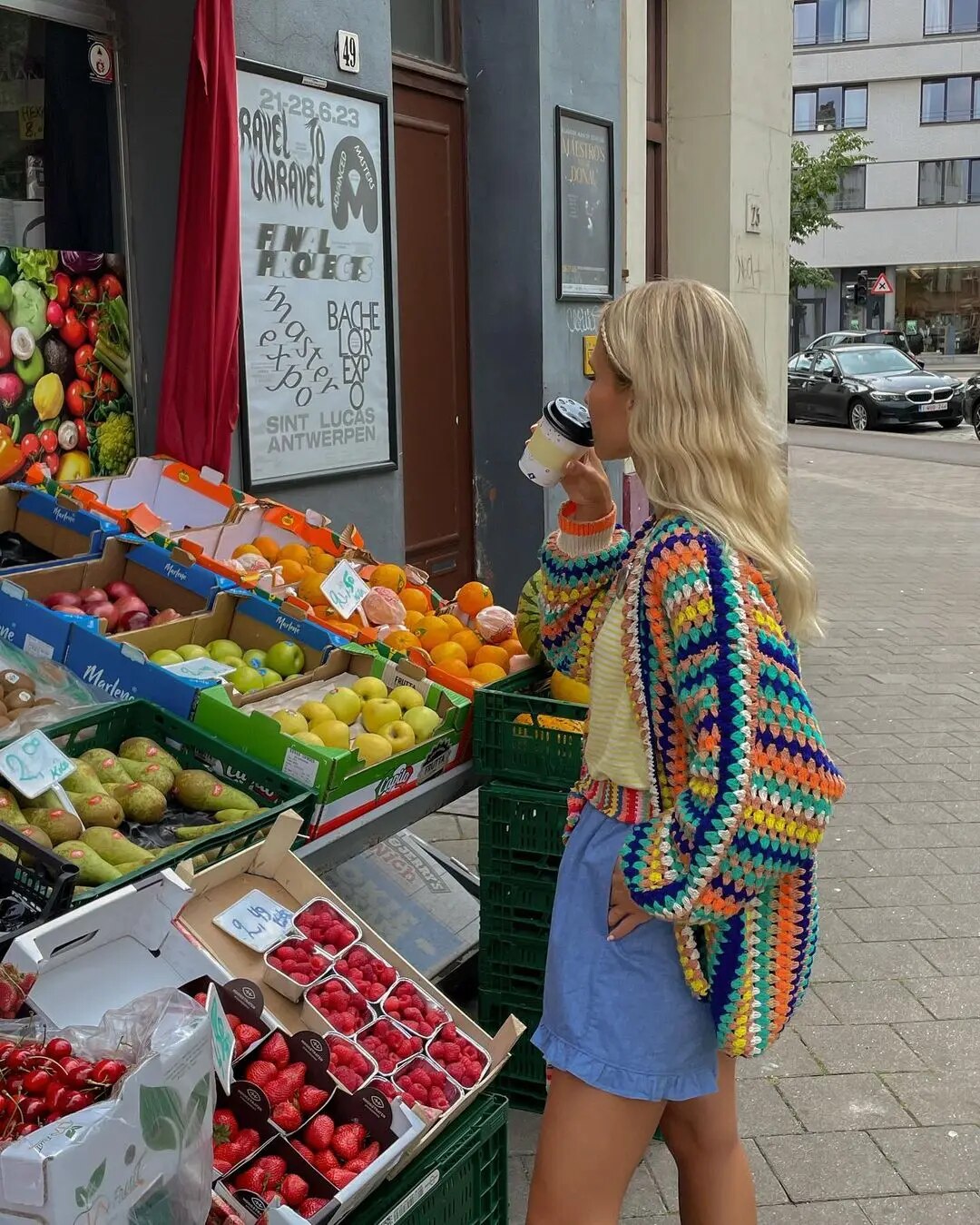 Amara | Strickjacke mit Boho-Design und Merinowolle für Damen