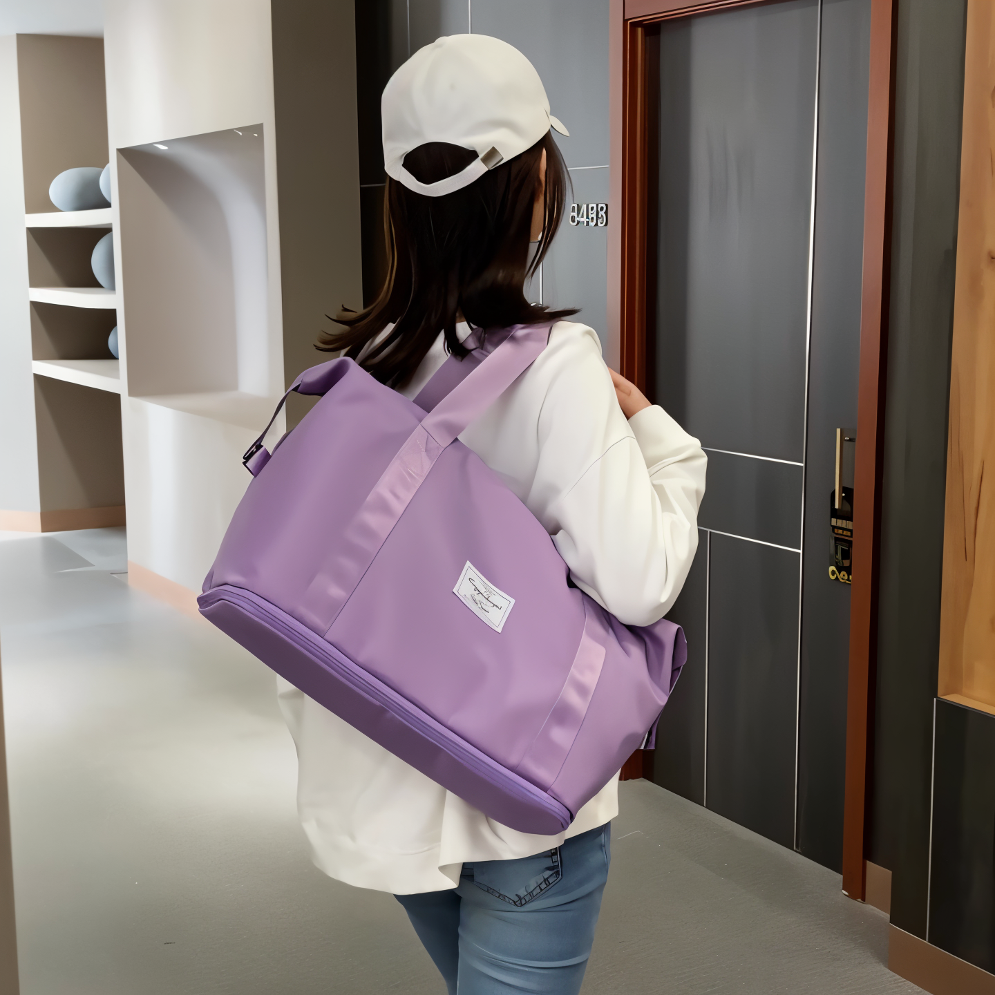 Livia | Faltbare Reisetasche mit Hochwertigem Material und Eleganten Design für Damen