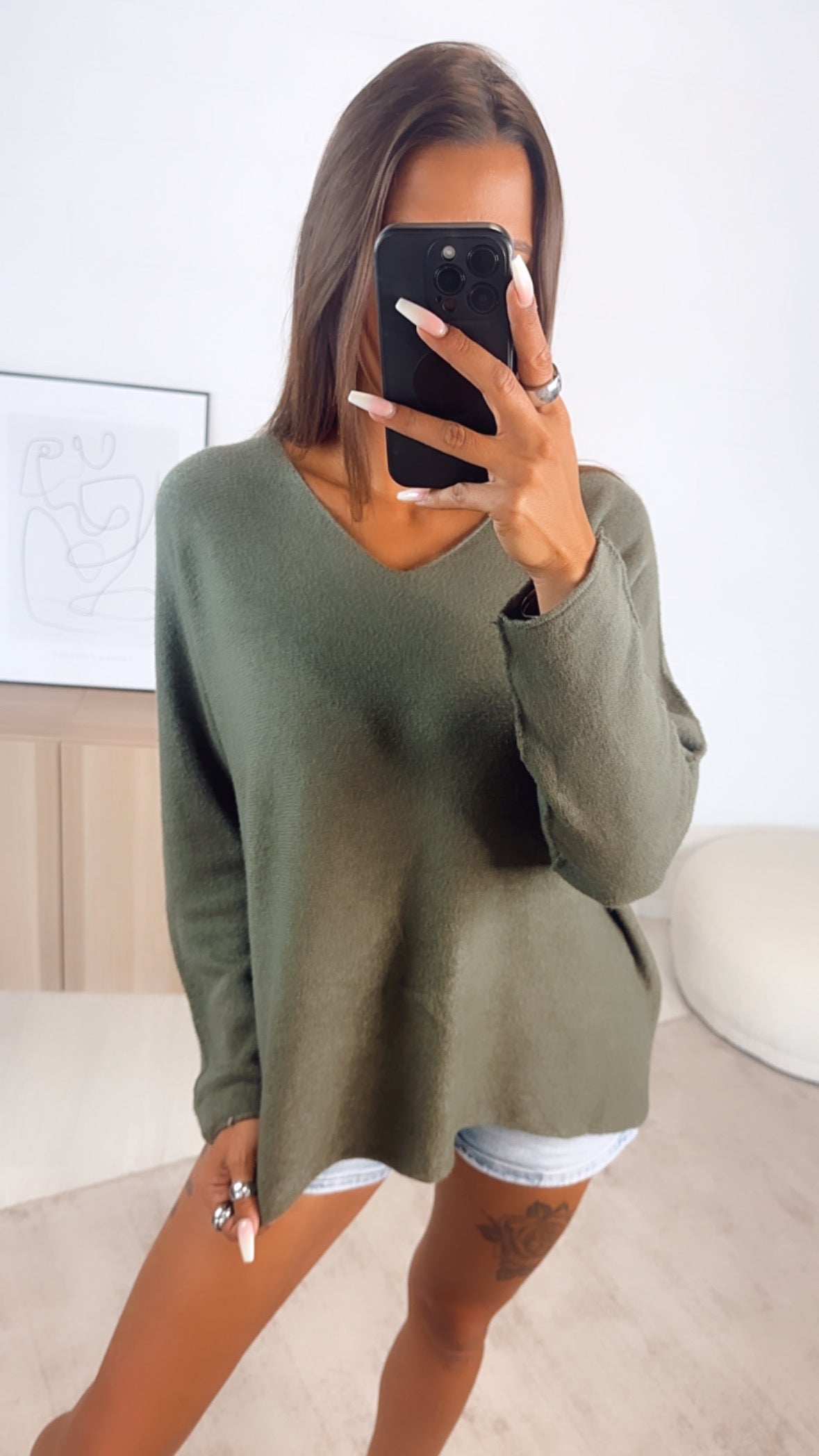 Liora | Pullover mit superweichem Material und V-Ausschnitt für Damen