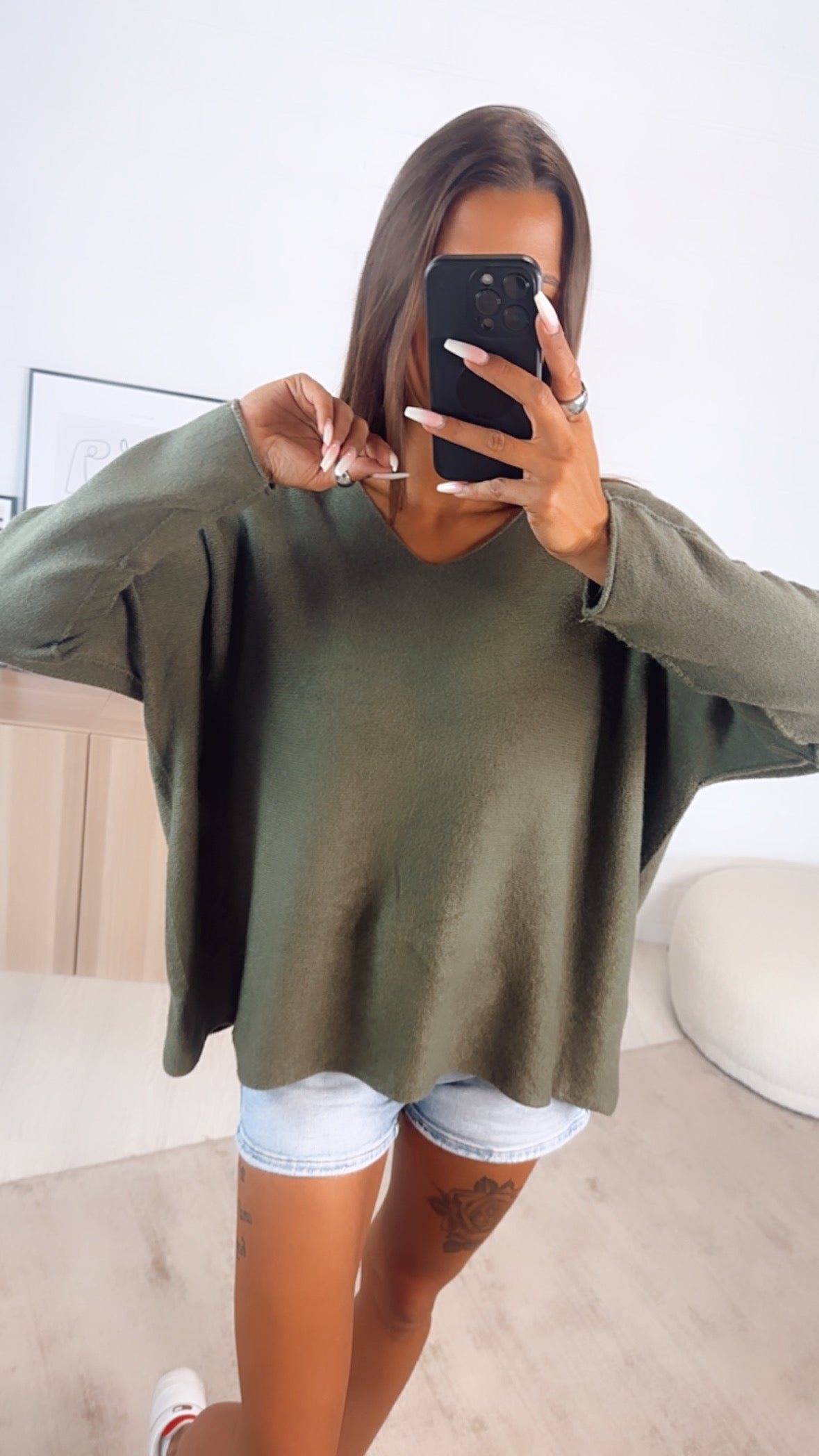 Liora | Pullover mit superweichem Material und V-Ausschnitt für Damen