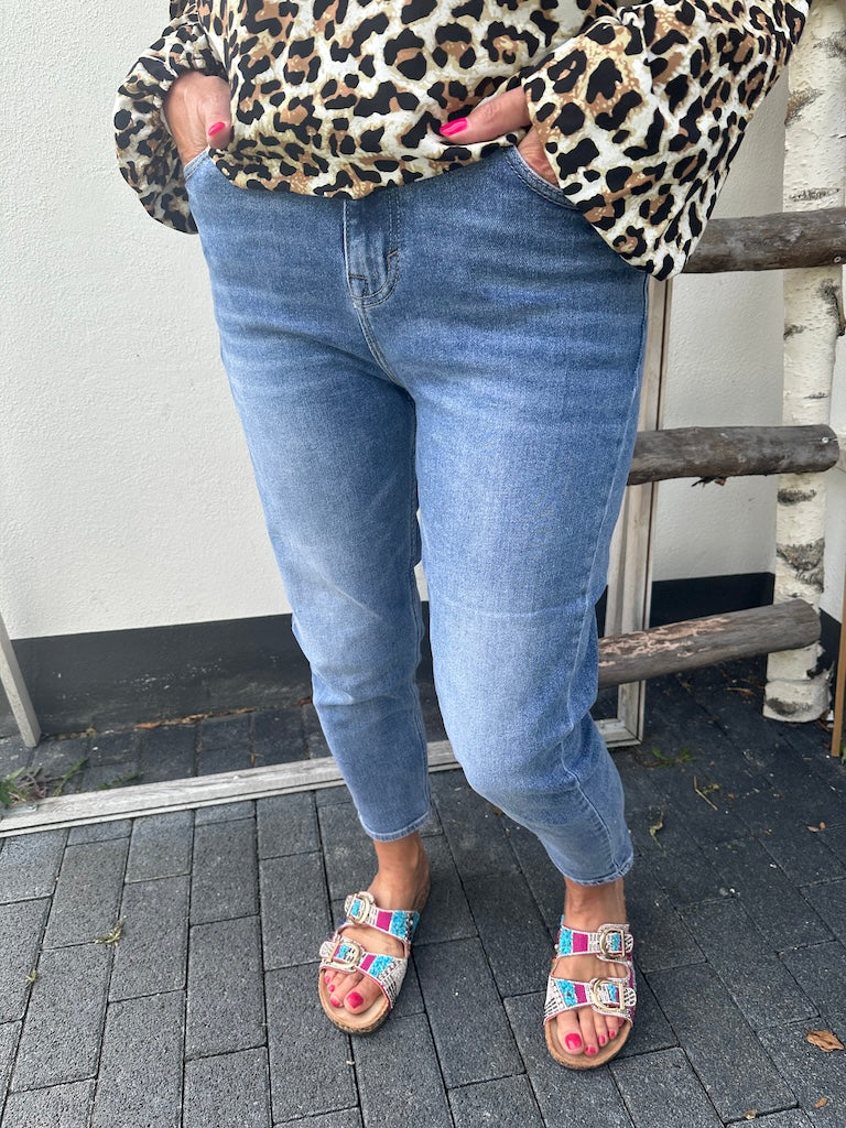 Livia | Stretch-Jeans mit Elastischem Bund und Bequemem Sitz für Frauen