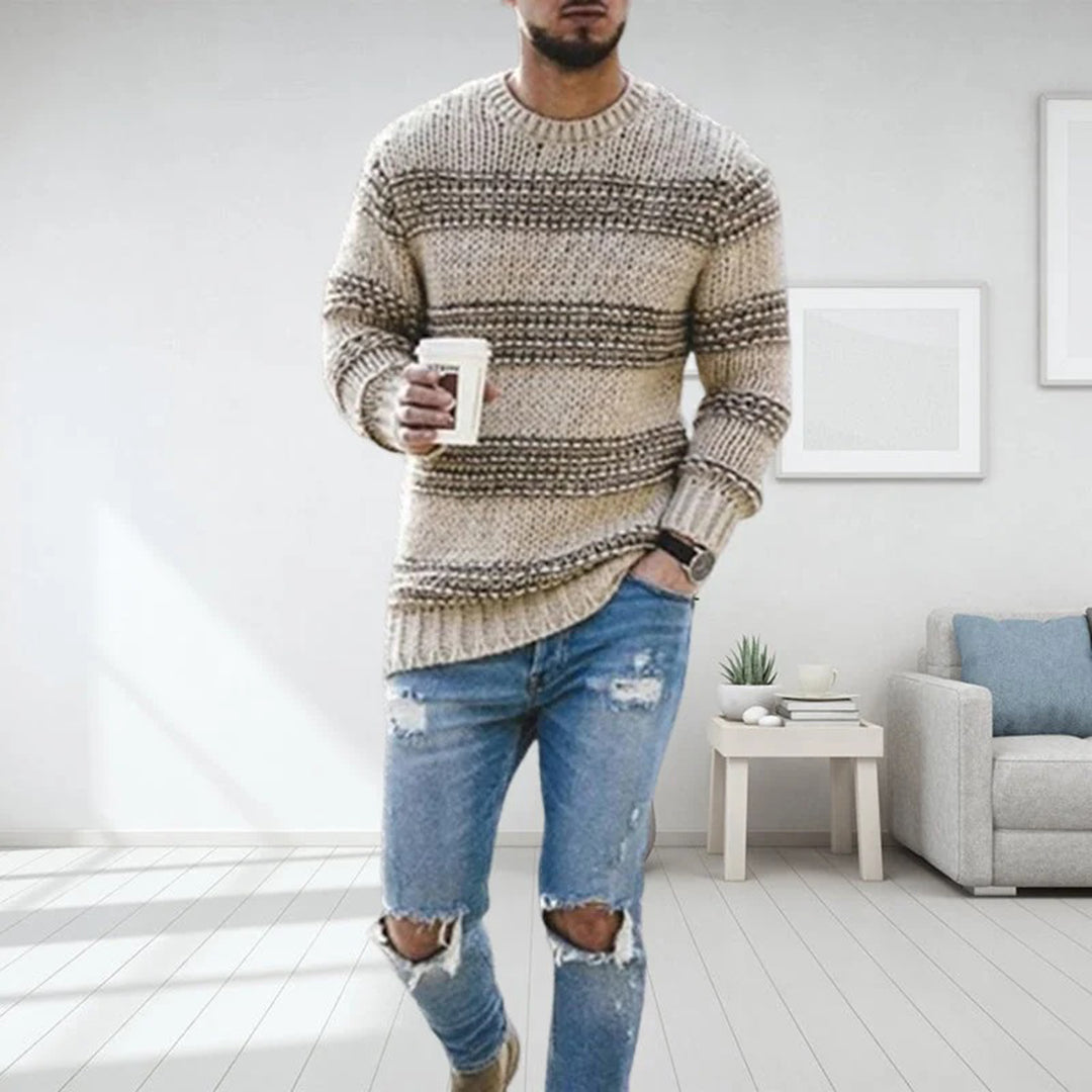 Lukas | Herrenpullover mit Grobstrick und Gemütlichem Design für Kühle Tage