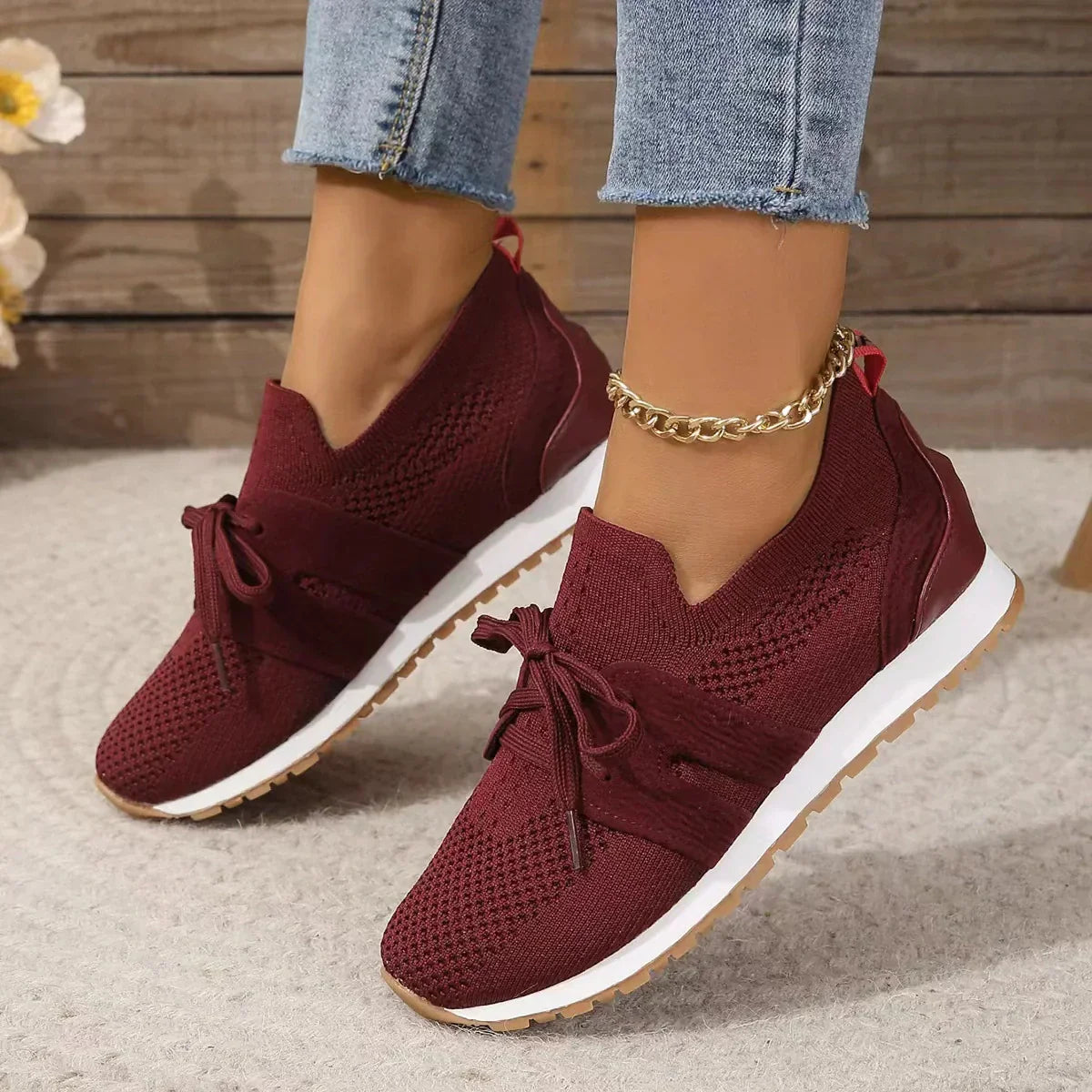 Celeste | Sneaker mit Atmungsaktivem Mesh und Elegantem Design für Damen