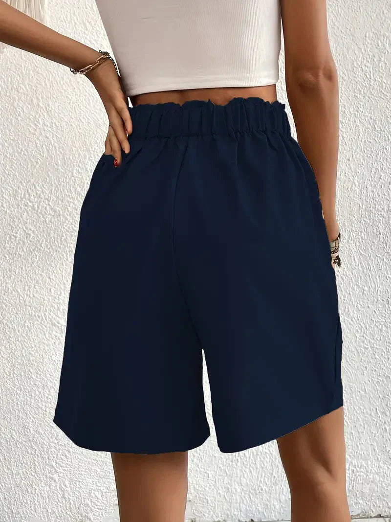 Liane | Leinenshorts mit Hochbund und Atmungsaktivem Material für Damen