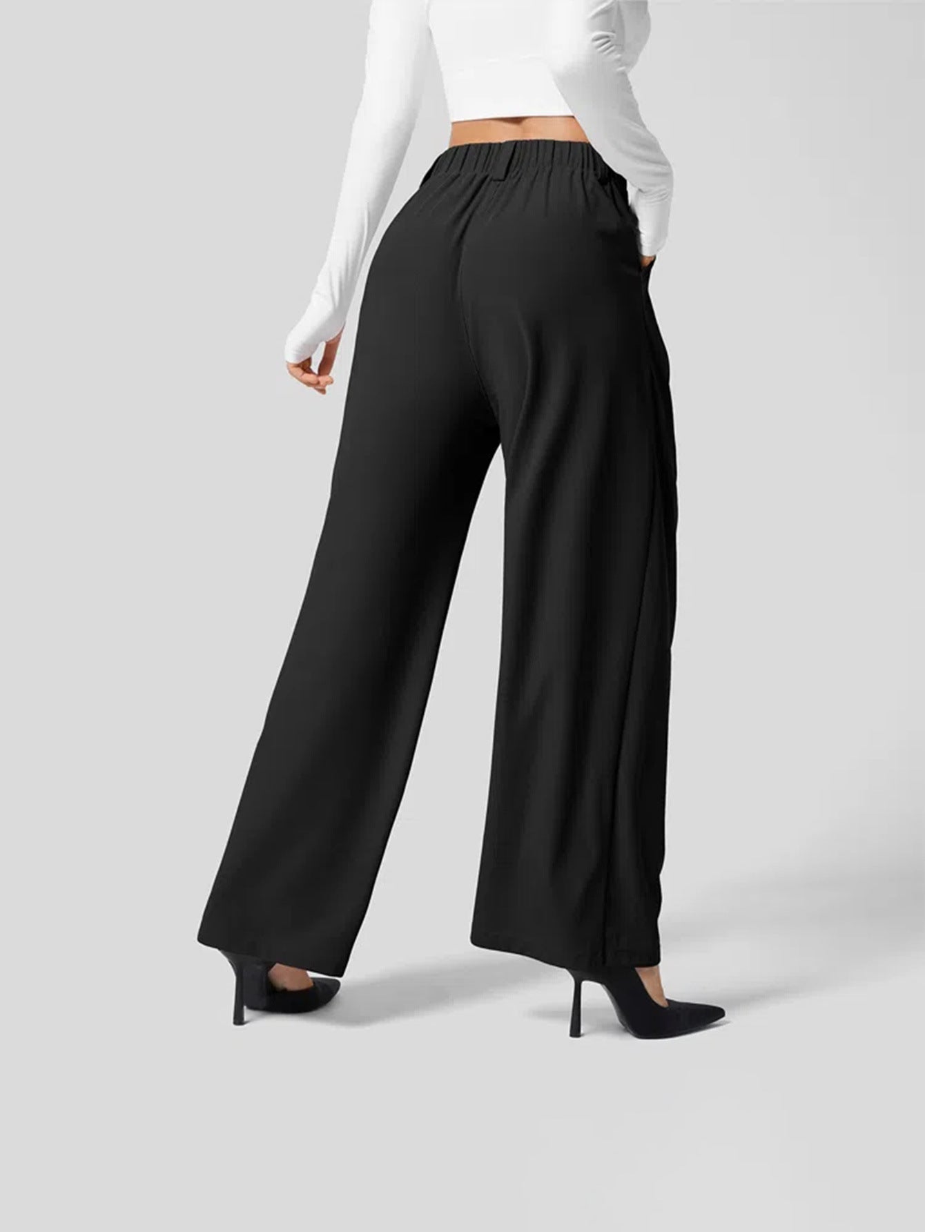 Celestine | Palazzo-Hose mit Eleganter Textur und Pflegeleichtem Stoff für Frauen