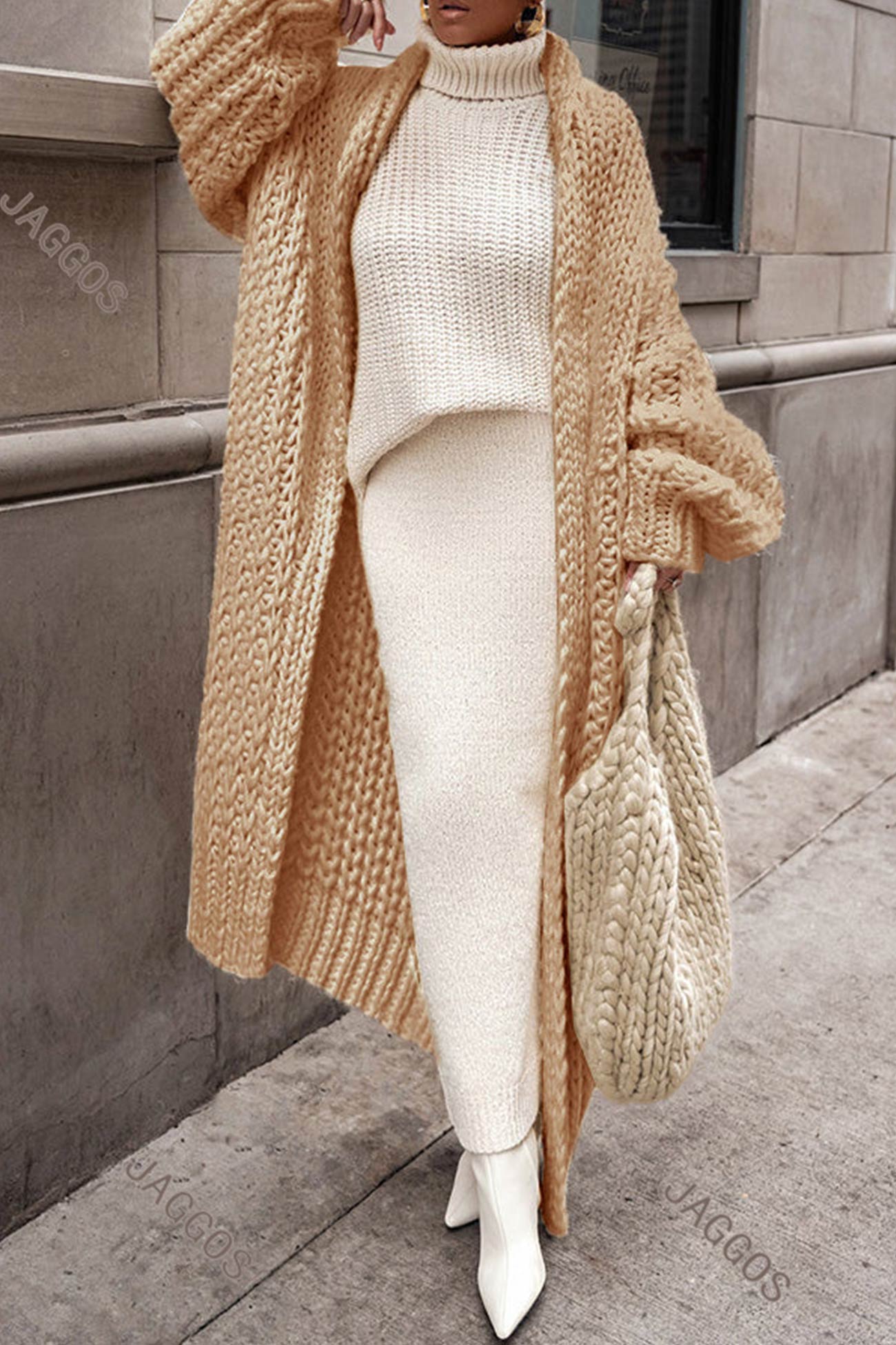 Liora | Strickjacke mit Grobstrick und Stil für den Winter