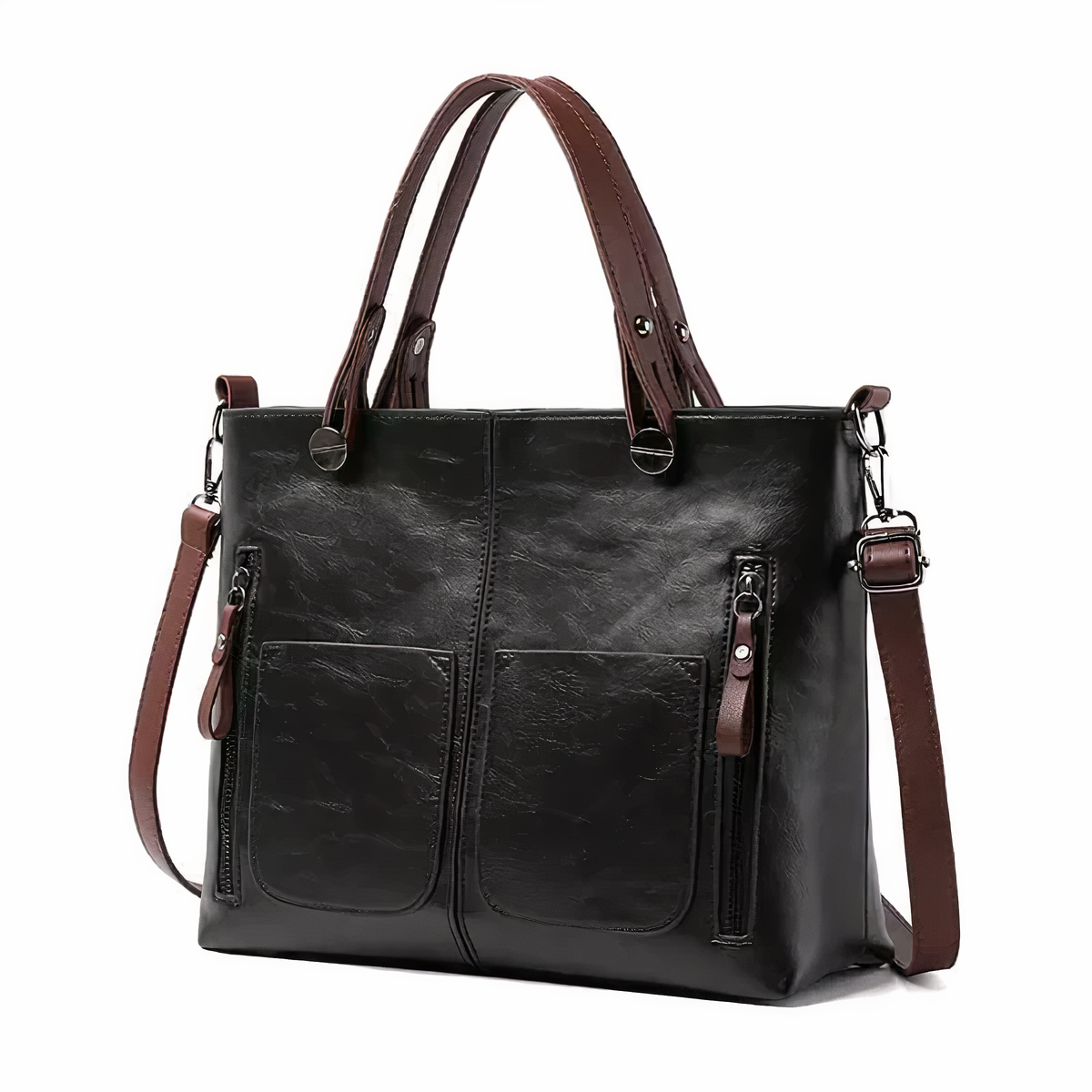 Amara | Schultertasche aus hochwertigem Leder mit vintage Charme für Damen