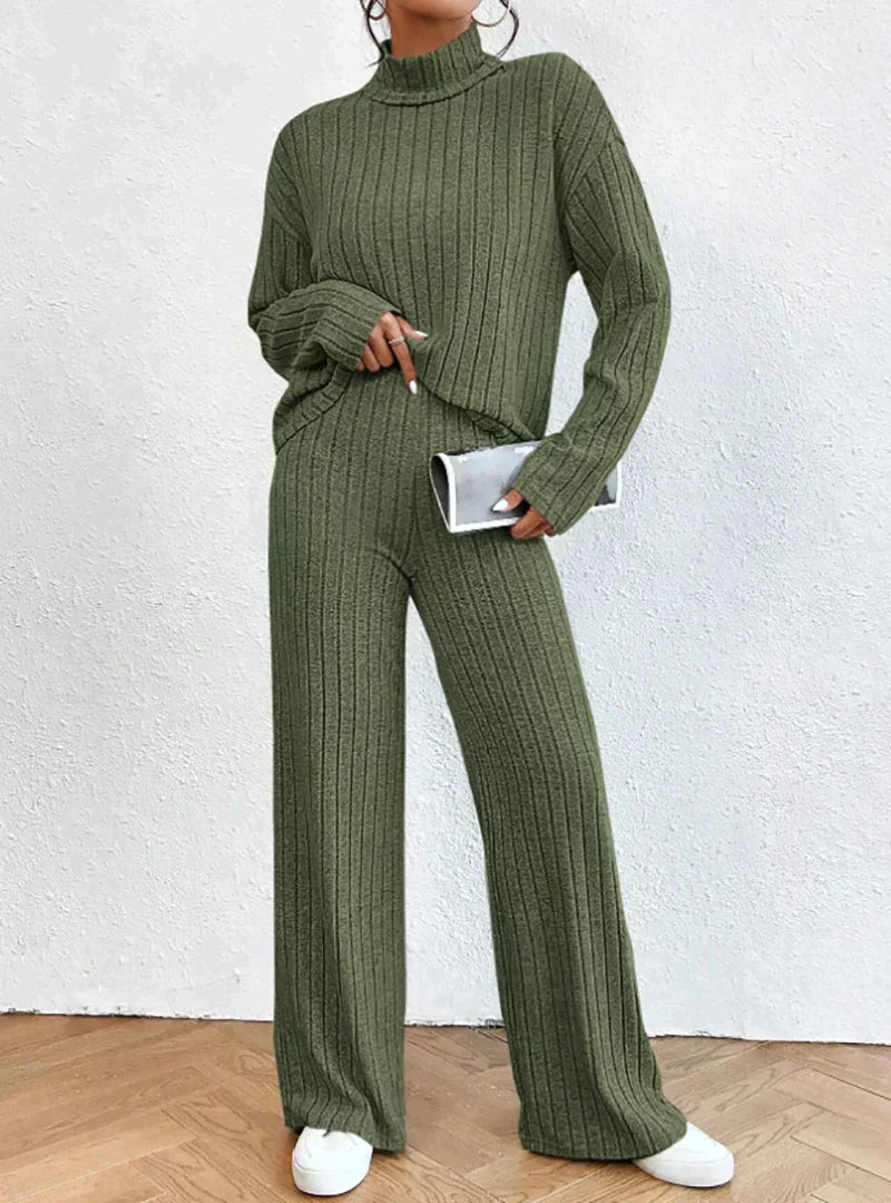 Livia | Strickhose und Rollkragenpullover mit Stil und Gemütlichkeit für Frauen