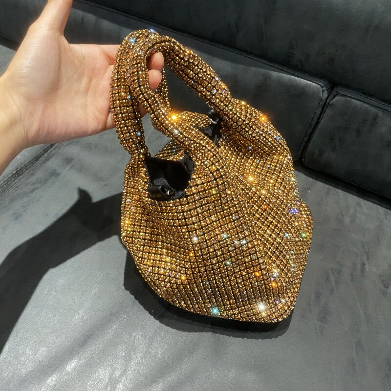 Celestina | Abendtasche mit Glitzerndem Strass und Eleganz für Damen