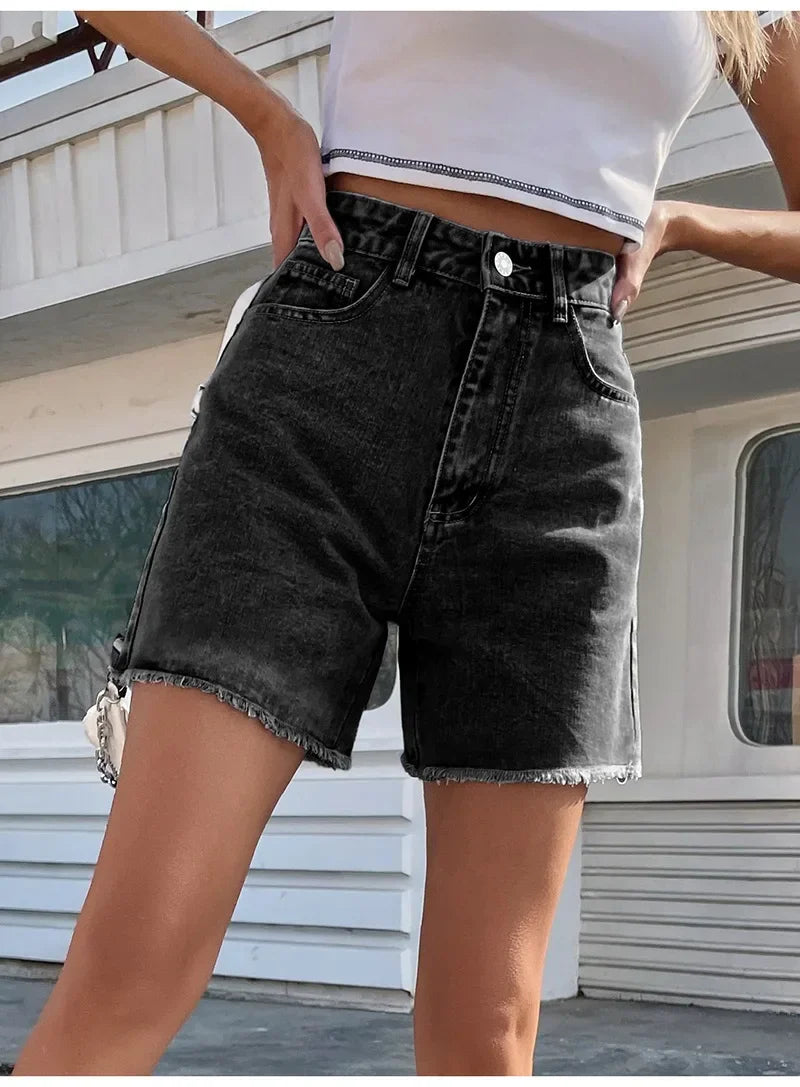 Livia | High-Waist Denimshorts mit Bequemem Tragegefühl für Damen