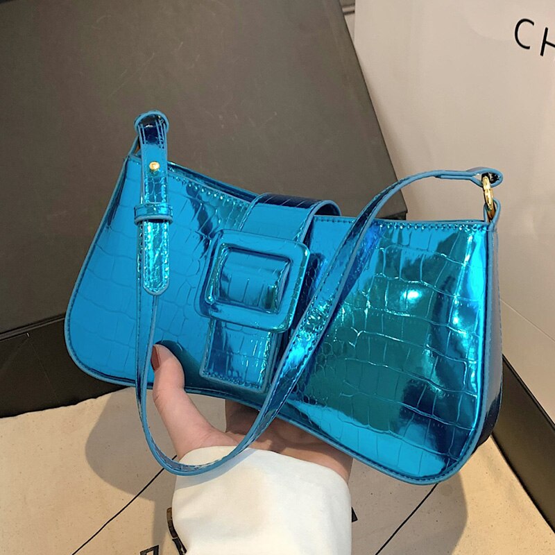 Celestine | Schultertasche mit Krokodiloptik und stilvollem Design für Damen