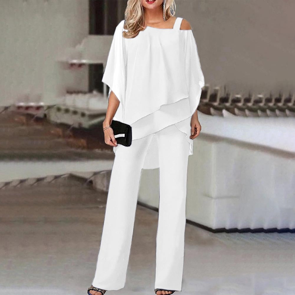 Celestia | Jumpsuit mit Elegantem Cold-Shoulder-Design für Besondere Anlässe