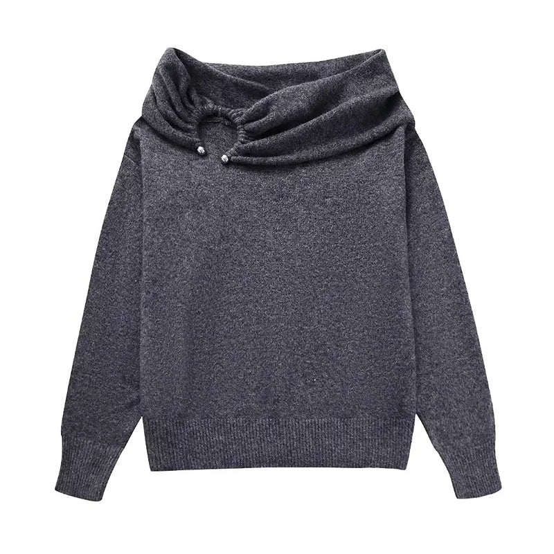 Celeste | Plissee-Pullover mit elegantem Falten-Detail für Damen