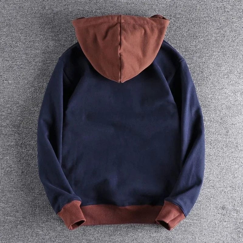 Luca | Kapuzenpullover mit Zweifarbigem Design und Gemütlicher Passform für Herren