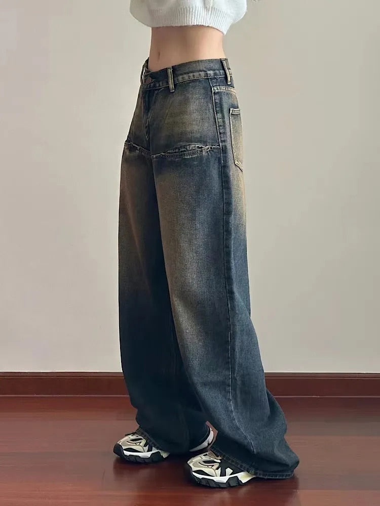 Livia | Hochtaillierte Jeans mit Vintage-Flair und lässigem Stil für Frauen