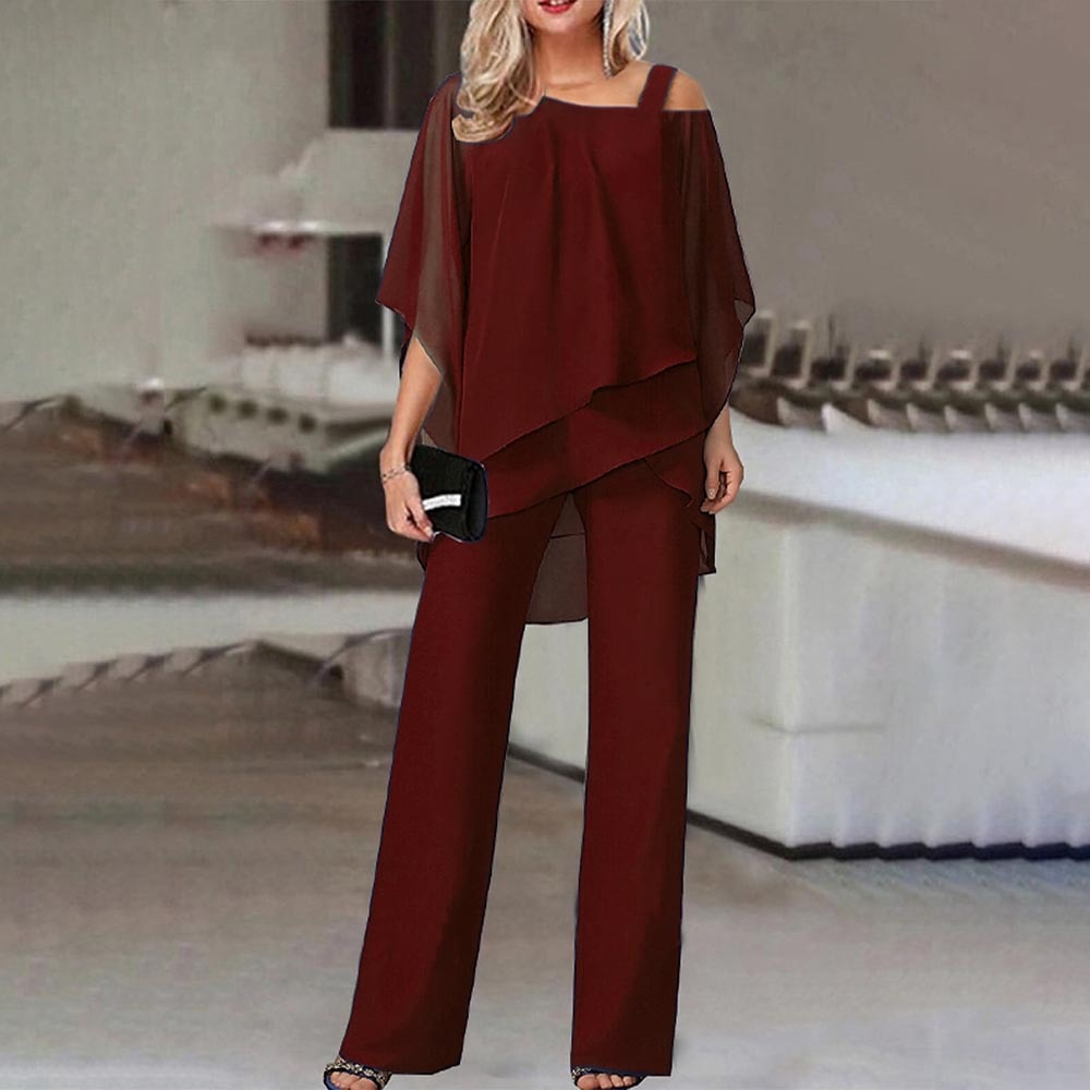 Celestia | Jumpsuit mit Elegantem Cold-Shoulder-Design für Besondere Anlässe