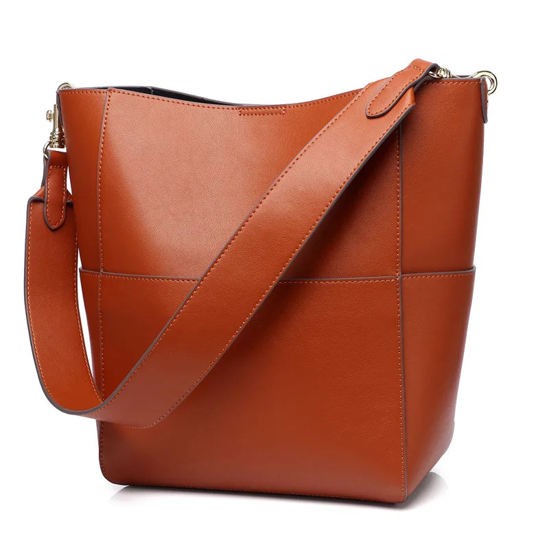 Liana | Crossbody-Tasche aus Leder mit elegantem Design und großem Fassungsvermögen für Frauen