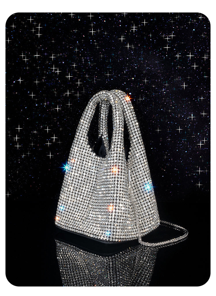 Celestina | Abendtasche mit Glitzerndem Strass und Eleganz für Damen