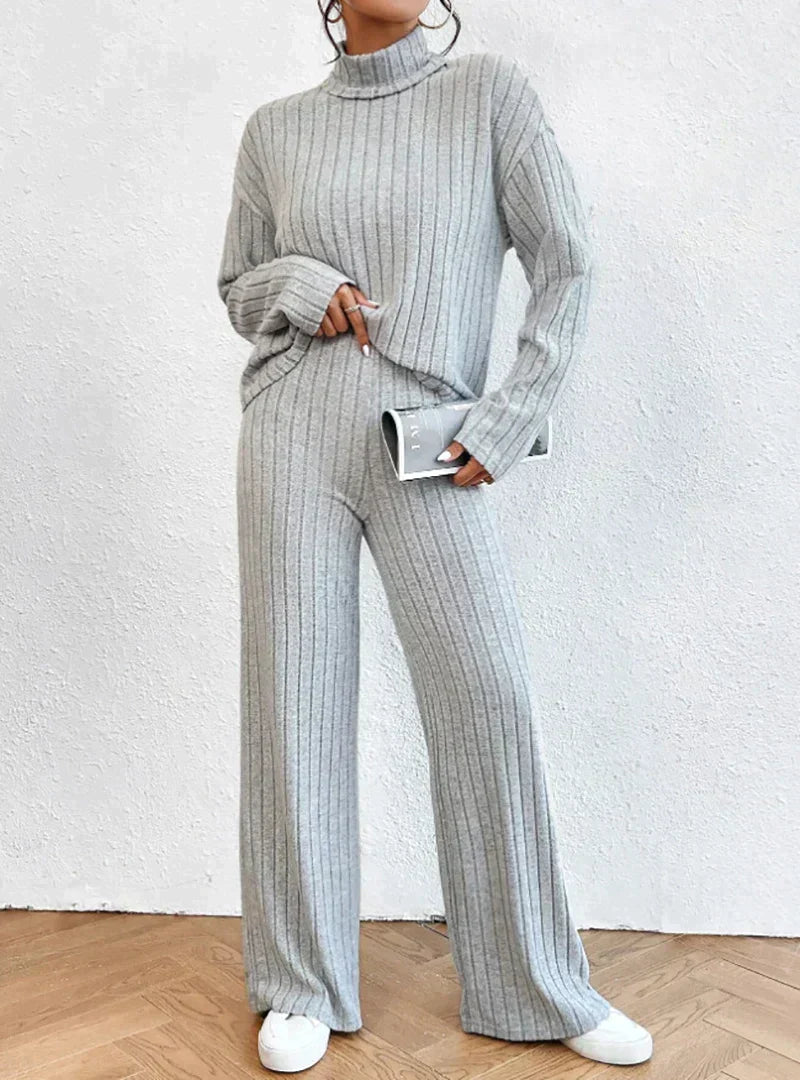 Livia | Strickhose und Rollkragenpullover mit Stil und Gemütlichkeit für Frauen