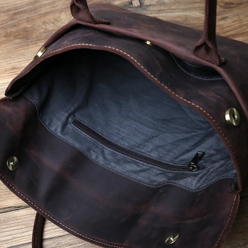 Alaric | Aktentasche aus Vintage-Leder mit elegantem Design für Herren