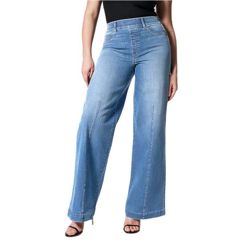 Liana | Jeans mit Weitem Schnitt und Hohem Elastischen Bund für Damen