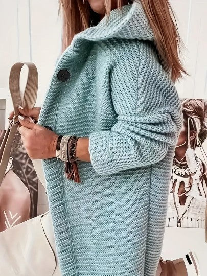 Livia | Strickjacke mit Hochwertigem Material und Kapuze für Damen