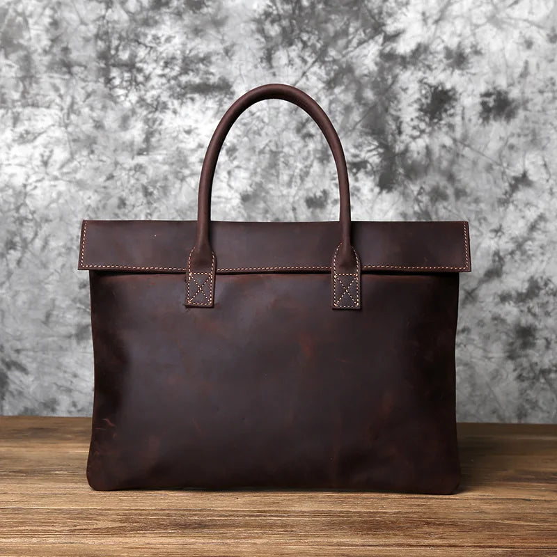 Alaric | Aktentasche aus Vintage-Leder mit elegantem Design für Herren