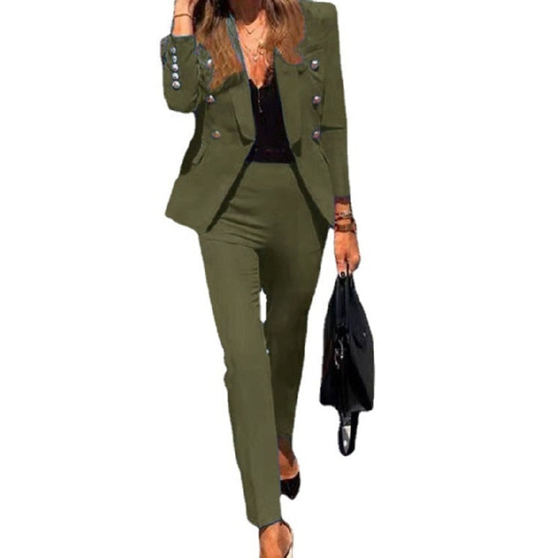 Aurelia | Blazer-Hose Set mit Eleganter Passform und Bequemen Stoffen für Frauen