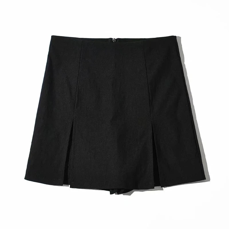 Sabrina | Schlitz-Shorts mit Eleganz und Hoher Taille für Damen