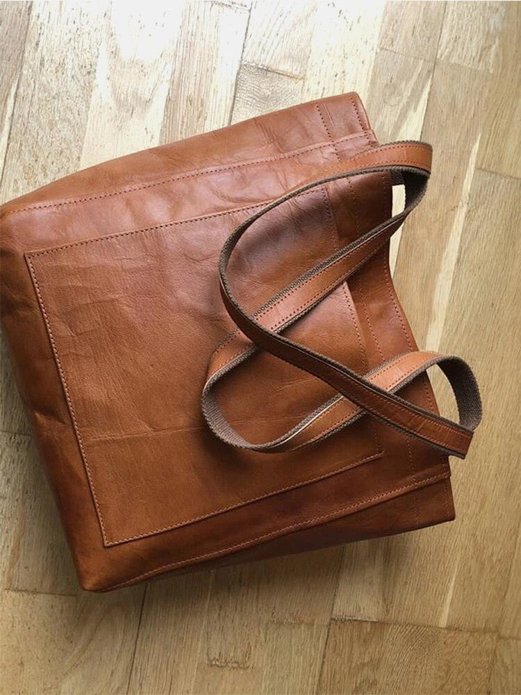 Livia | Schultertasche aus veganem Leder mit elegantem Design und großzügigem Stauraum für Damen