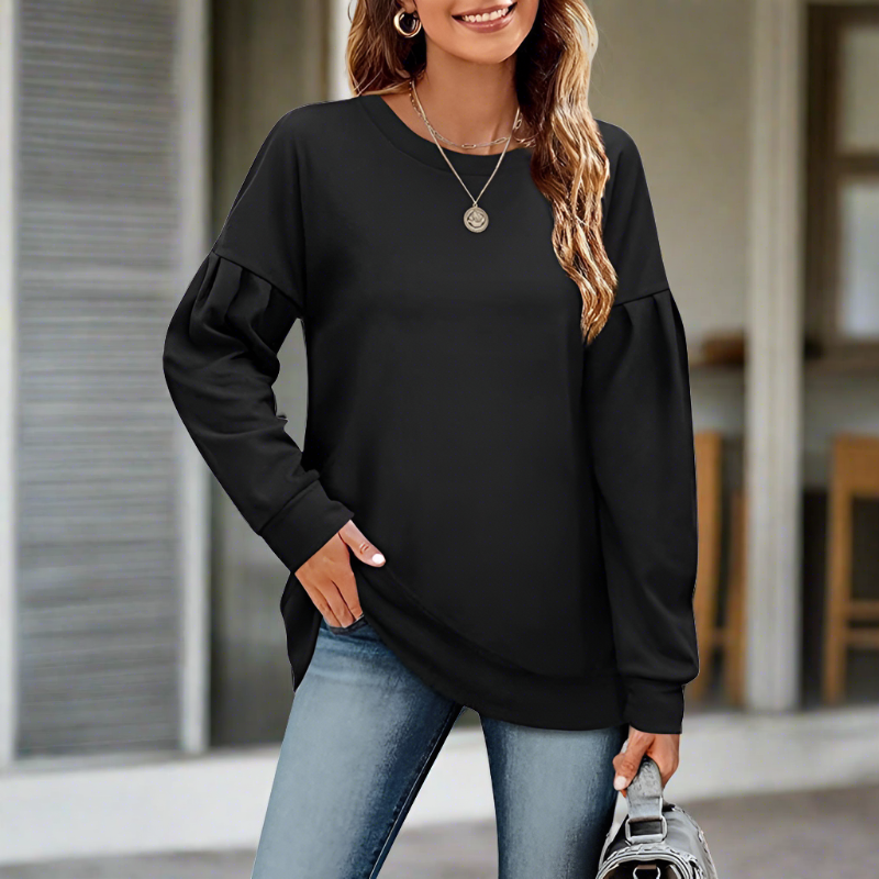 Luna | Sweatshirt mit Kuscheliger Baumwollmischung für Damen