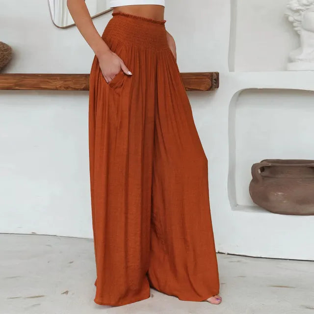 Aurelia | Palazzo-Hose mit Eleganter Passform und Kordeldetail für Frauen