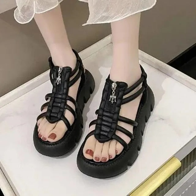 Luna | Plattform-Sandalen mit Bequemer Sohle und Modischem Design für den Sommer