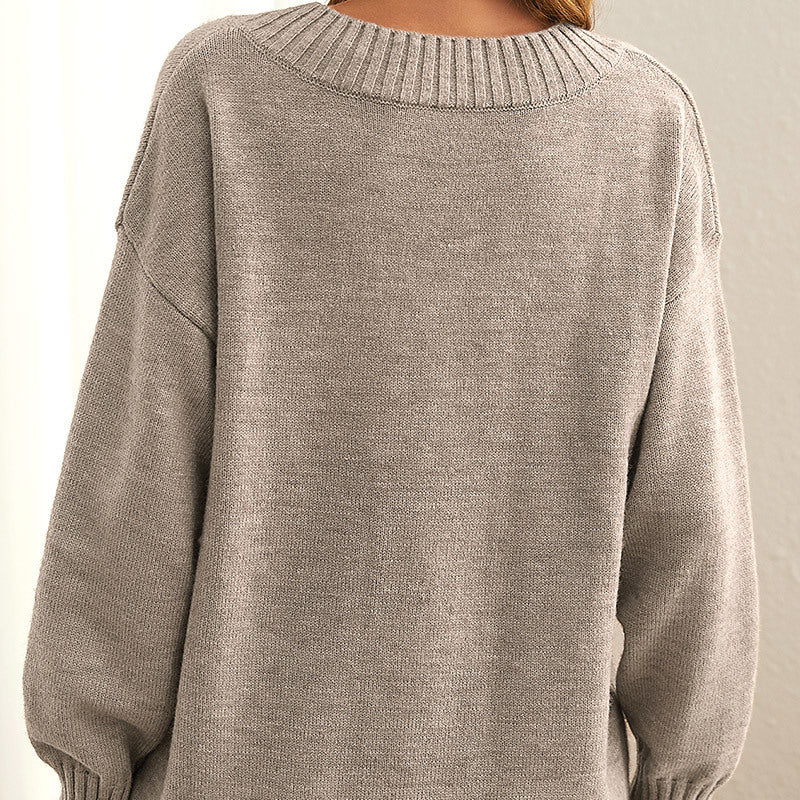 Livia | Kaschmir-Pullover mit luxuriöser Weichheit und V-Ausschnitt für Frauen