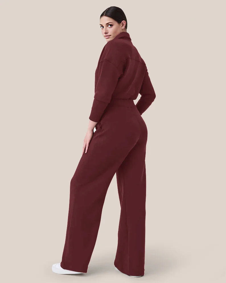 Isabella | Jumpsuit mit Luftiger Leichtigkeit und Weitem Bein für Damen