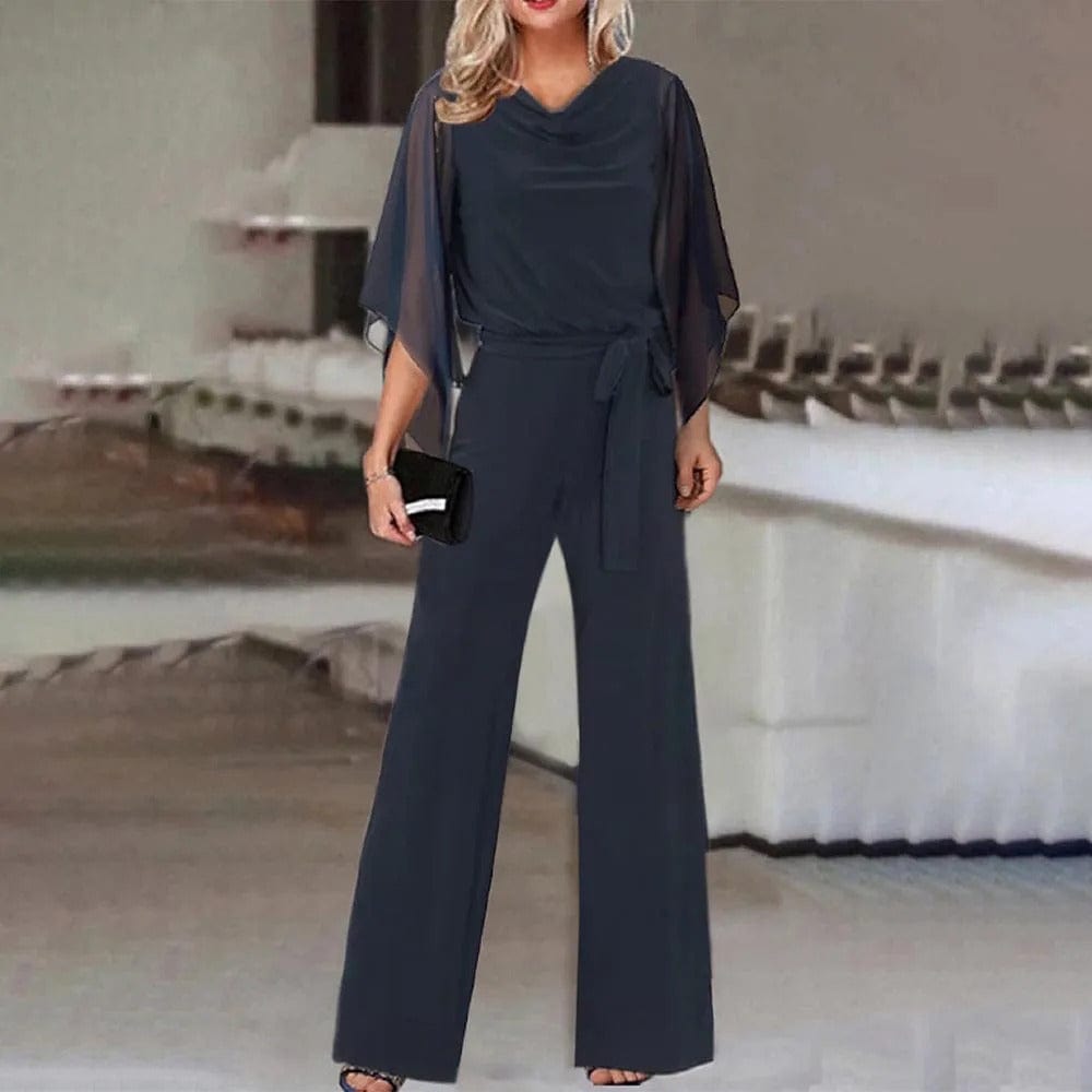 Amara | Einteiliger Jumpsuit mit Bequemen Schnitt und Asymmetrischen Ärmeln für Frauen