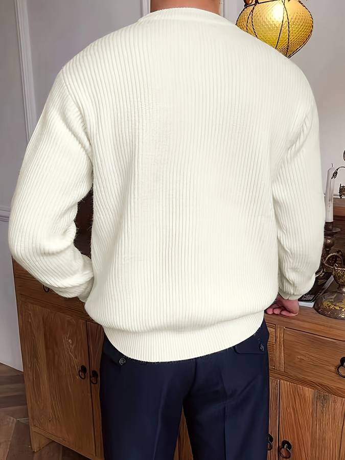 Lorian | Herrenpullover mit Strukturiertem Design und Eleganz für Stilbewusste