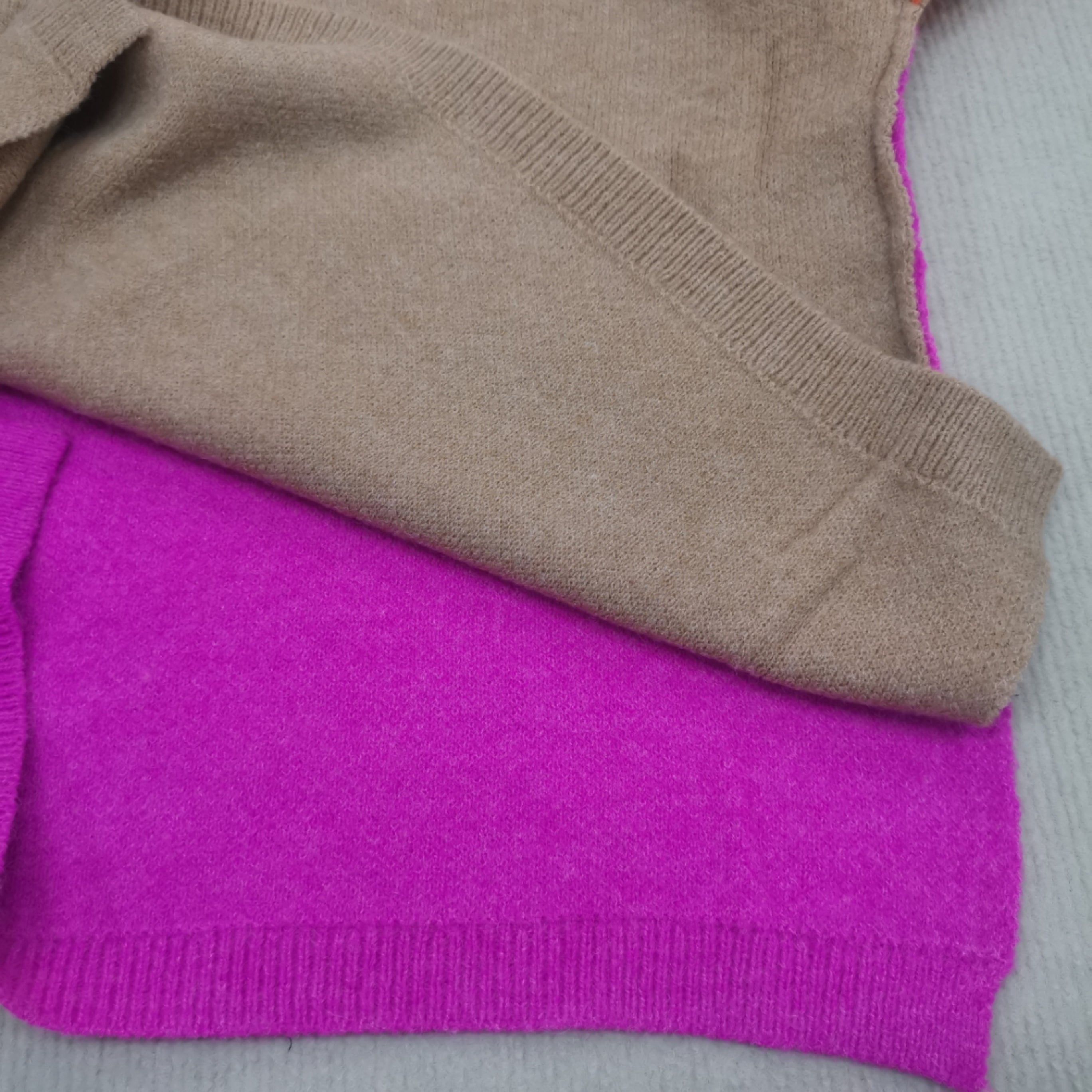 Liora | Farbblockpullover mit Elegantem Design und Hohem Rollkragen für den Winter