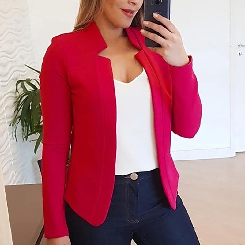 Livia | Blazer mit Eleganten Stil und Schlichten Design für Frauen