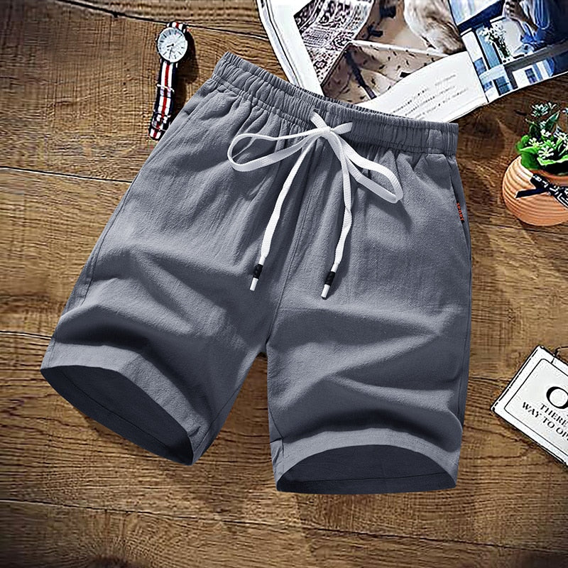 Lino | Strand Shorts mit Elastischem Bund und Praktischen Taschen für Männer