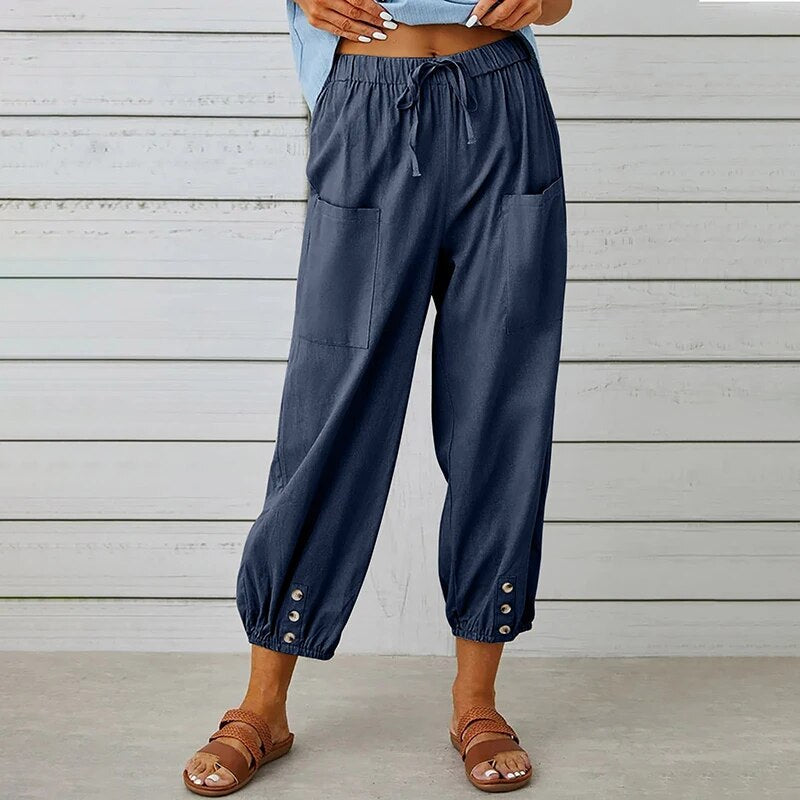 Luna | Hose mit hohem Bund und atmungsaktivem Design für Damen