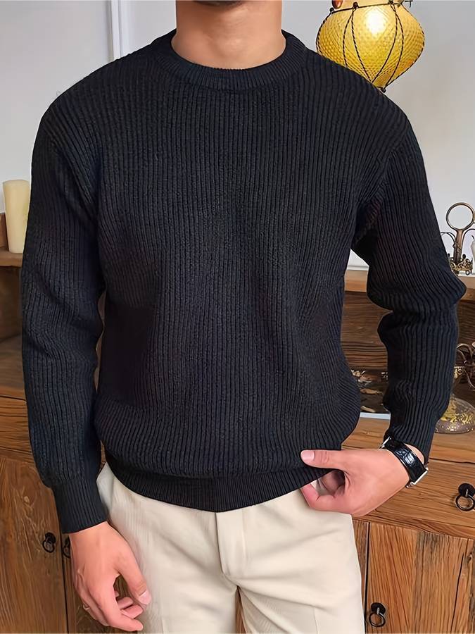 Lorian | Herrenpullover mit Strukturiertem Design und Eleganz für Stilbewusste