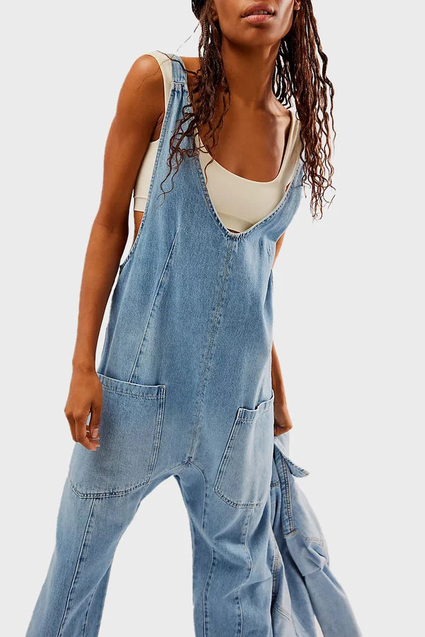 Sienna | Denim-Overall mit Bequemem Tragegefühl und Eleganten Haremstyle für Frauen